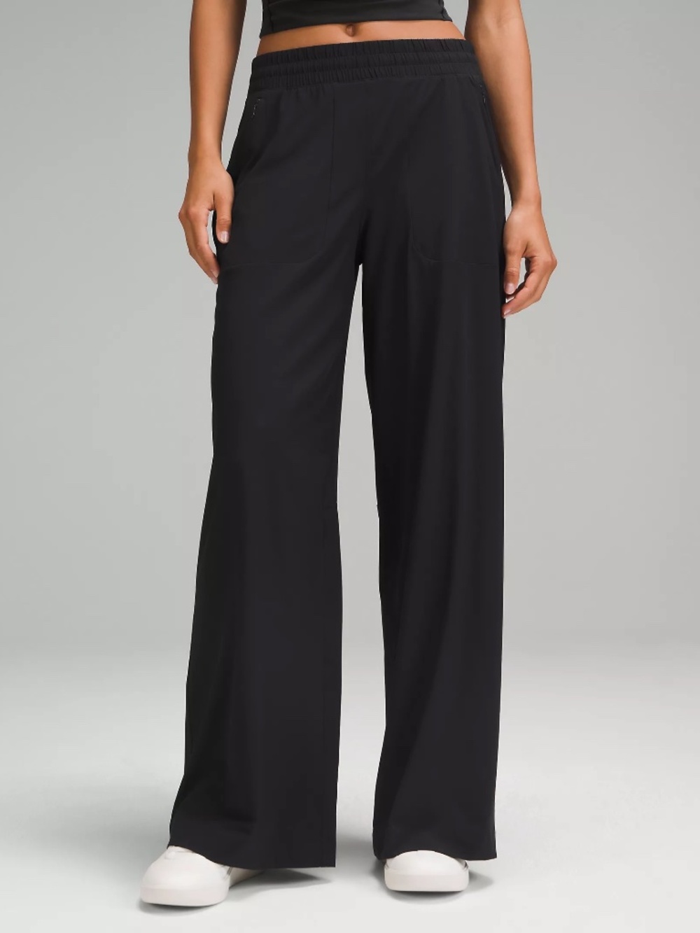 Lululemon Swift Mid-Rise Wide-Leg Pant - Black - Size 10